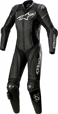 Alpinestars GP Plus, Lederkombi 1tlg. perforiert Damen - Schwarz/Weiß/Grau - 38 von Alpinestars