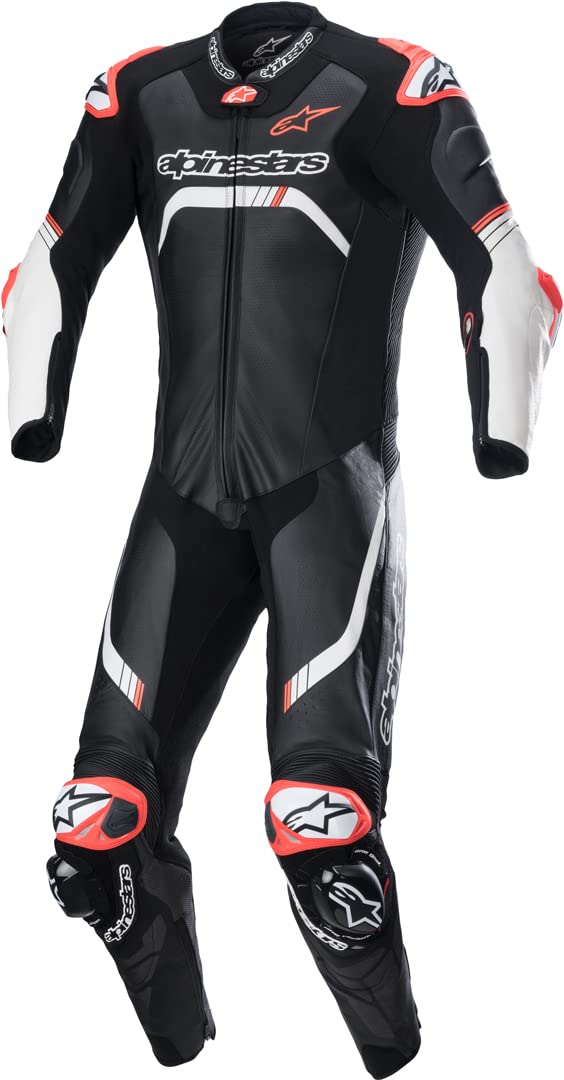 Alpinestars GP Tech 4 Motorrad 1-Teiler Motorrad Lederkombi (Black/White,50) von Alpinestars