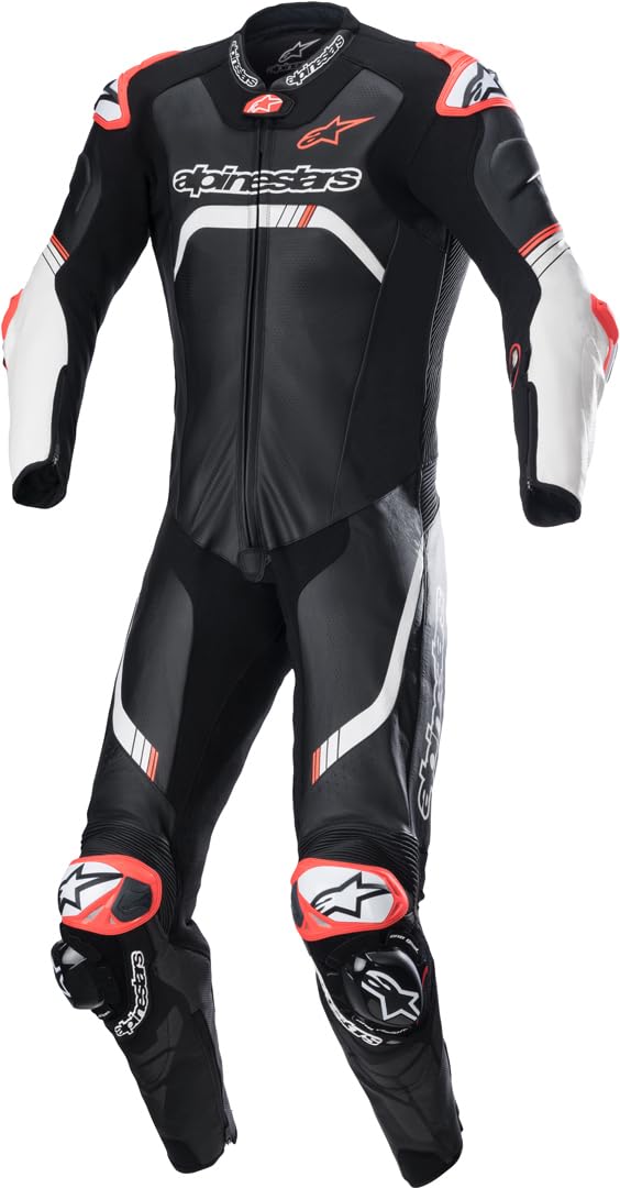 Alpinestars GP Tech 4 Motorrad 1-Teiler Motorrad Lederkombi (Black/White,54) von Alpinestars