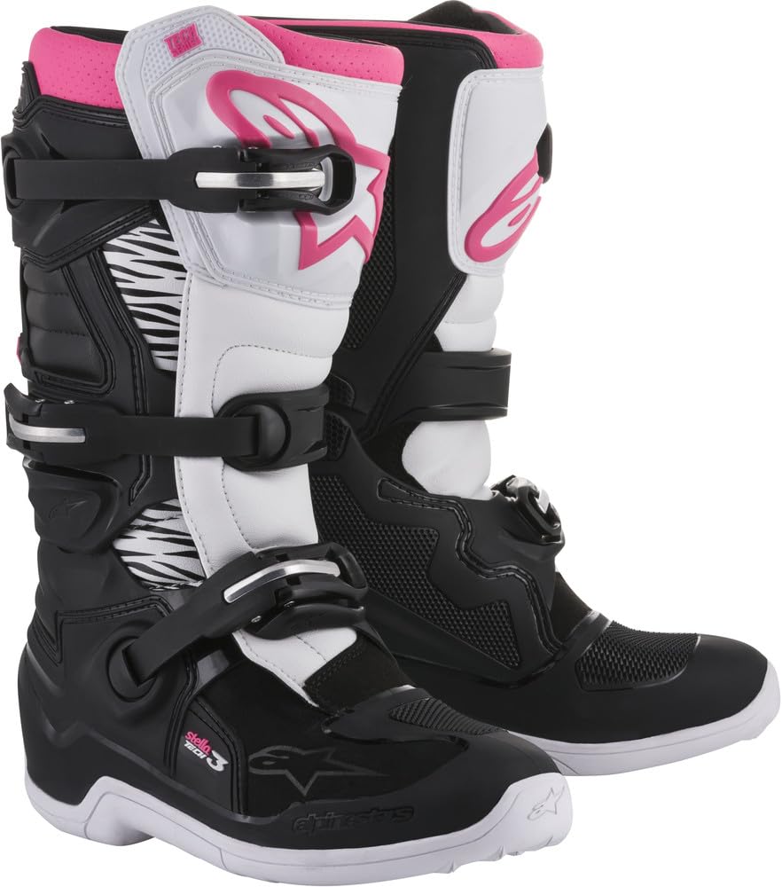 Alpinestars Girls Motocross-Stiefel Stella Tech 3 Schwarz Gr. 39 von Alpinestars