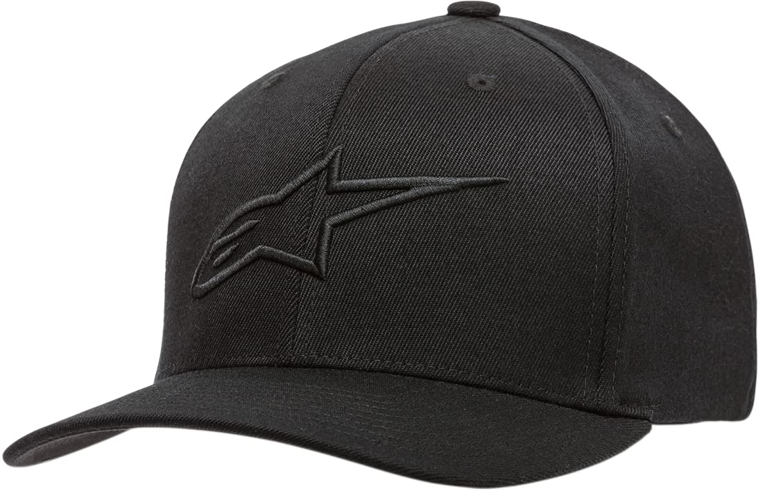 Alpinestars Herren Baseball Kappe Ageless Curve Hat, Schwarz Schwarz, S/M, 1017-81010 von Alpinestars