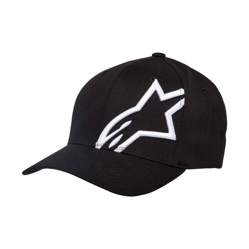 Alpinestars Herren Hat/Beanie Corp Shift 2 Flexfit Cap, Schwarz (Black/White ), L/XL von Alpinestars