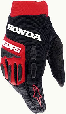 Alpinestars Honda Full Bore, Handschuhe - Hellrot/Schwarz/Weiß - L von Alpinestars