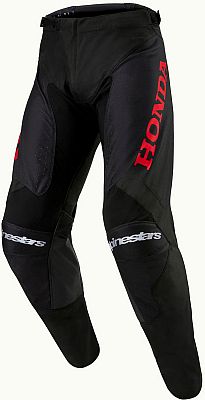 Alpinestars Honda Racer Iconic, Textilhose - Schwarz/Rot - 40 von Alpinestars