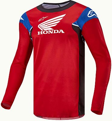 Alpinestars Honda Racer Iconic, Trikot - Hellrot/Schwarz/Weiß/Blau - L von Alpinestars