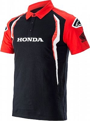 Alpinestars Honda Teamwear, Polo-Shirt - Rot/Schwarz - XXL von Alpinestars