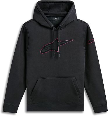 Alpinestars Insignia, Kapuzenpullover - Schwarz/Rot - S von Alpinestars