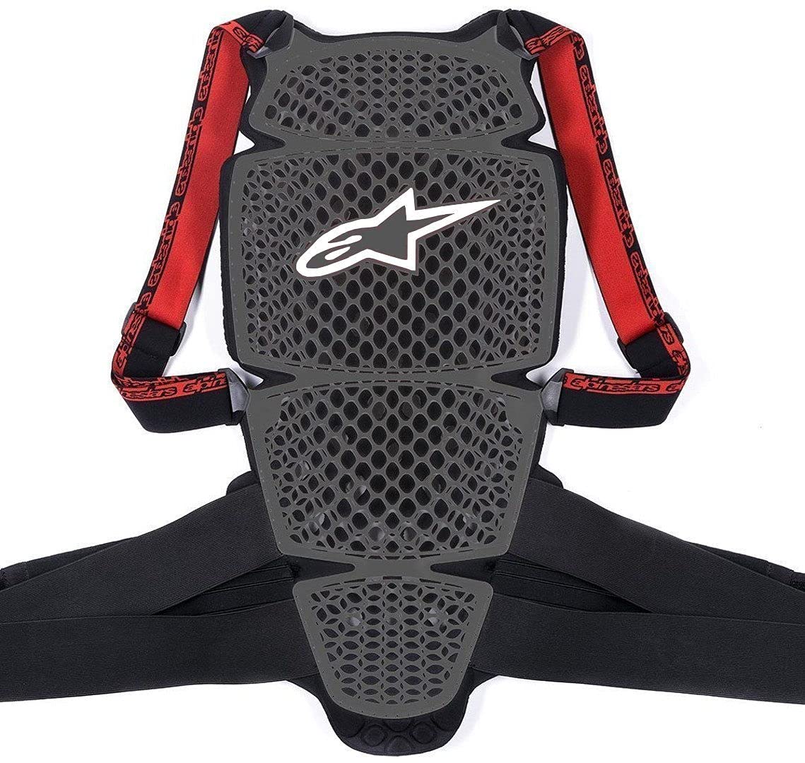 Alpinestars KR-Cell Motorrad-Rückenprotektor (M), grau schwarz rot von Alpinestars