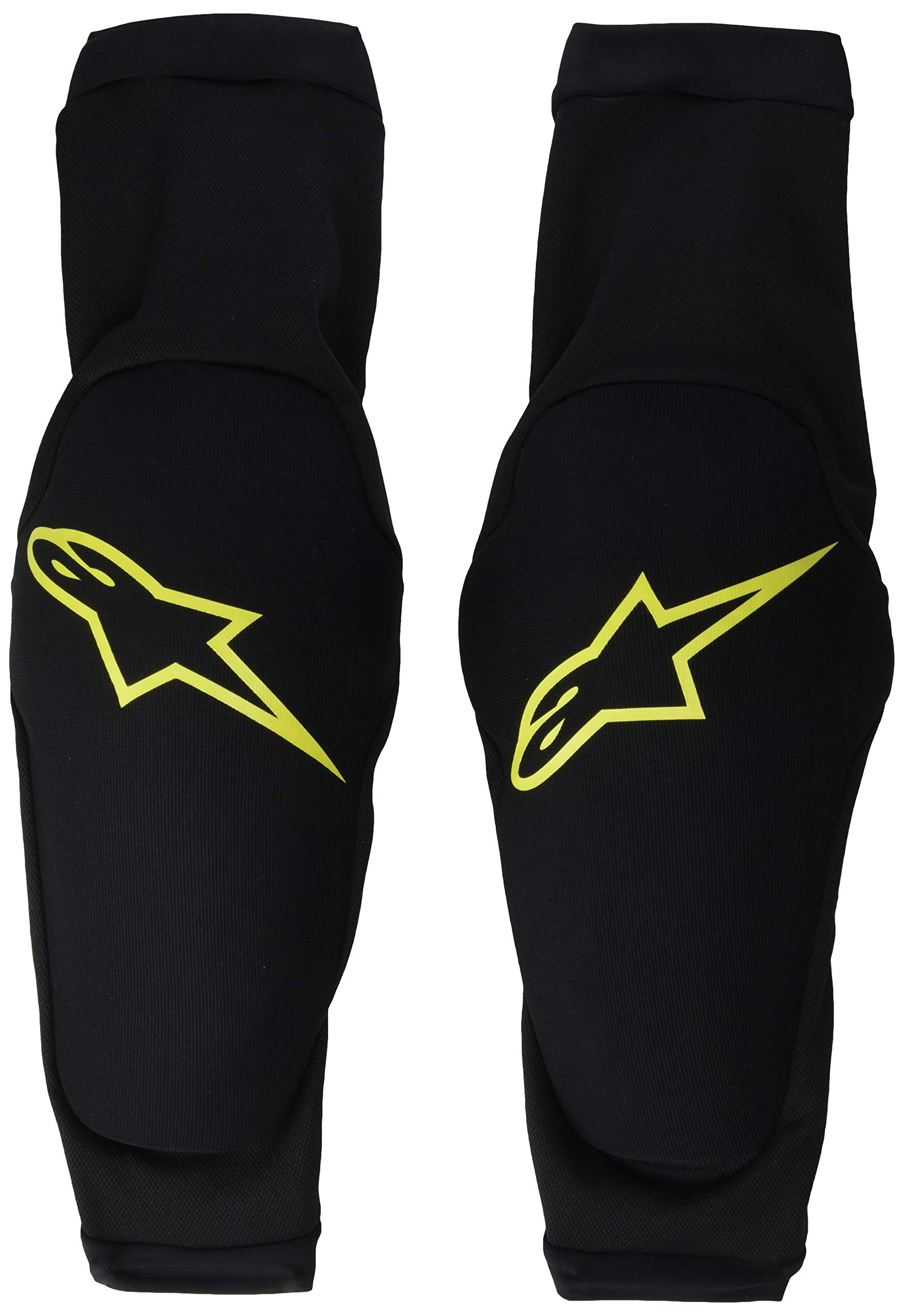 Alpinestars Knee protector PARAGON PLUS BLACK/ACID YELLOW von Alpinestars