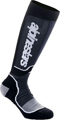 Alpinestars MX Plus, Socken Jugend - Schwarz/Weiß - M/L von Alpinestars