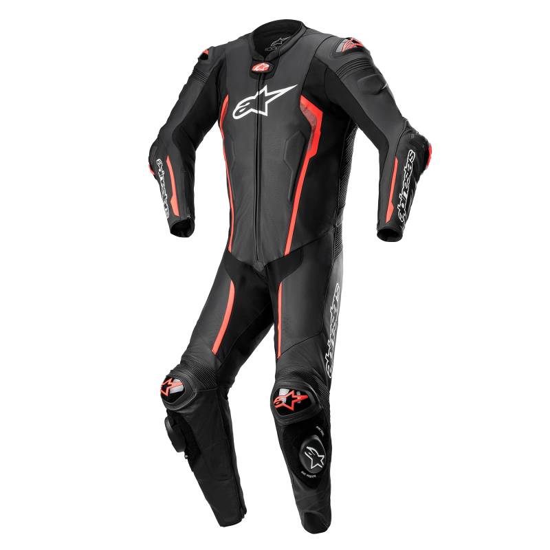 Alpinestars Missile V2 1-Teiler Motorrad Lederkombi (Black/Red,52) von Alpinestars