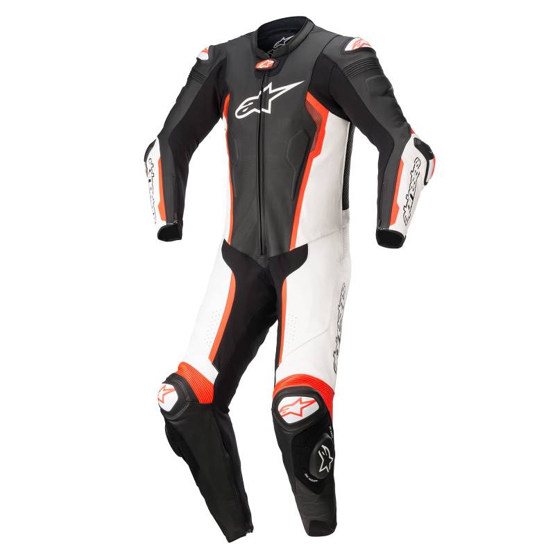 Alpinestars Herren Lederkombi x, Schwarz/Wei Rot, 54 EU von Alpinestars