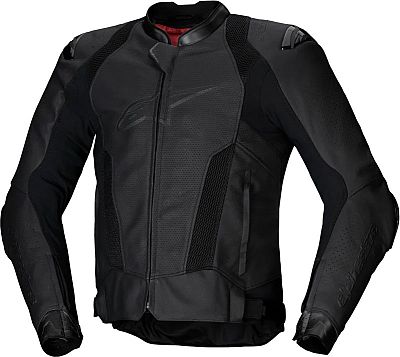 Alpinestars Missile V3 Airflow, Lederjacke - Schwarz/Schwarz - 56 von Alpinestars