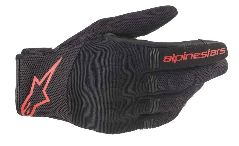 Alpinestars Motorradhandschuhe Copper Gloves Black Red Fluo, Black/RED/Fluo, L von Alpinestars