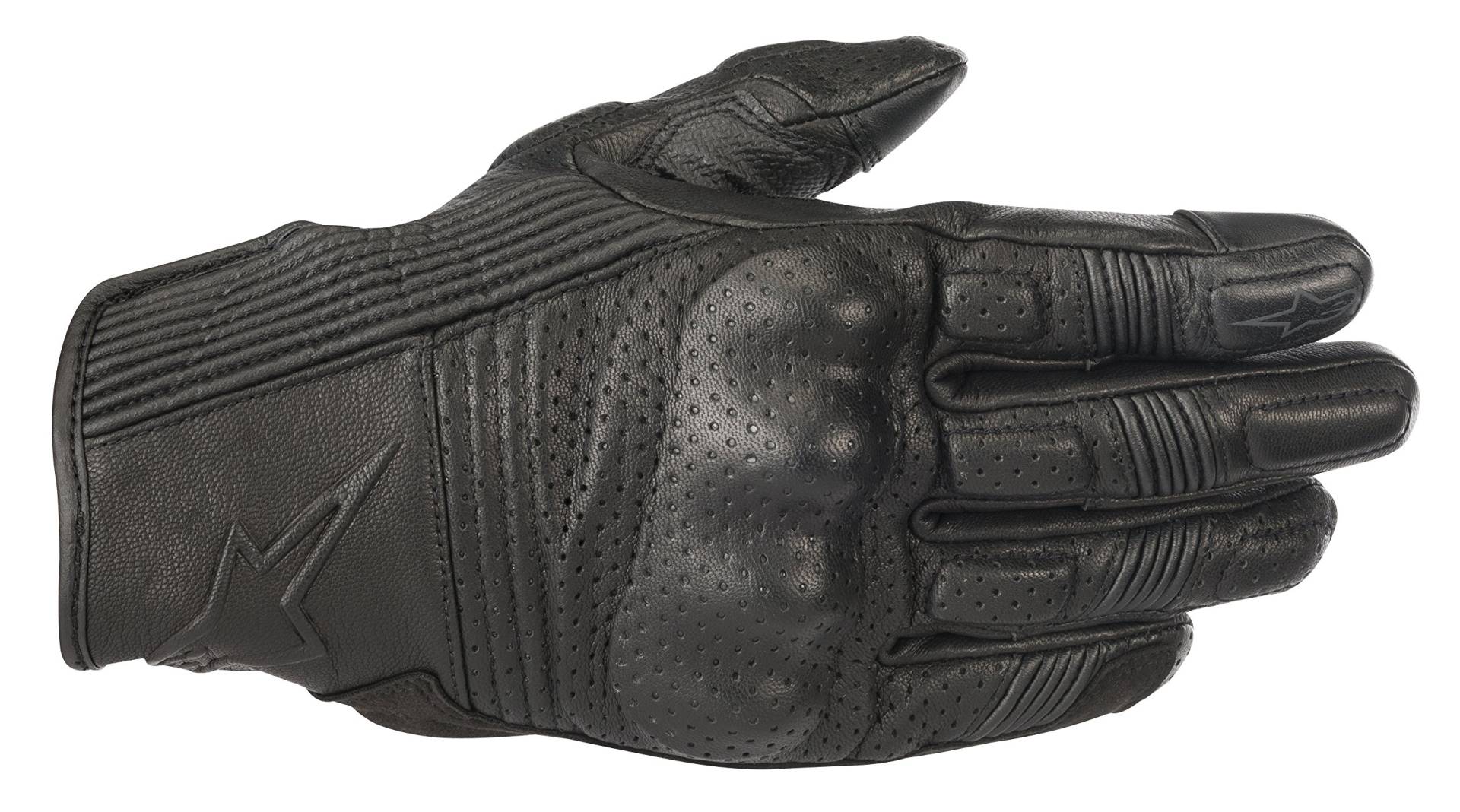 Alpinestars Motorradhandschuhe Mustang V2 Gloves Black Black, Schwarz/Schwarz, M von Alpinestars