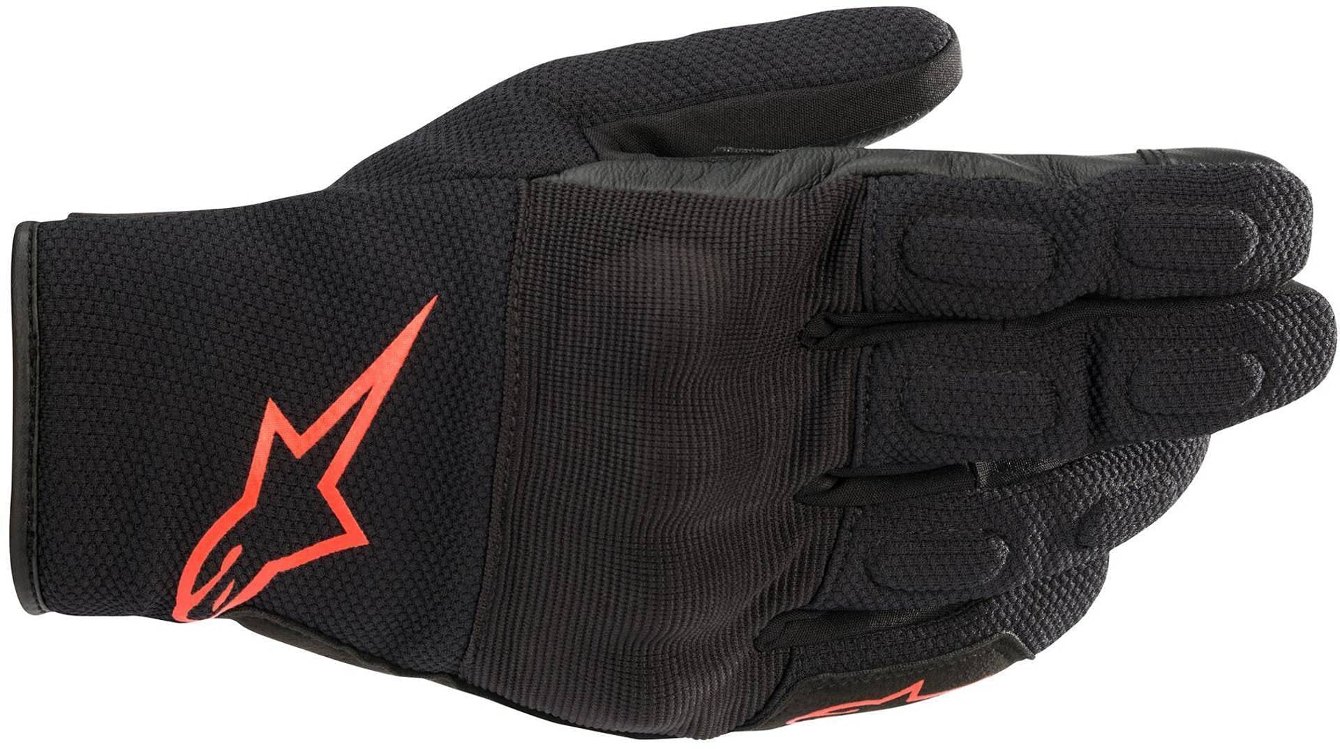 Alpinestars Motorradhandschuhe S Max Drystar Gloves Black Red Fluo, BLACK/RED/FLUO, M von Alpinestars