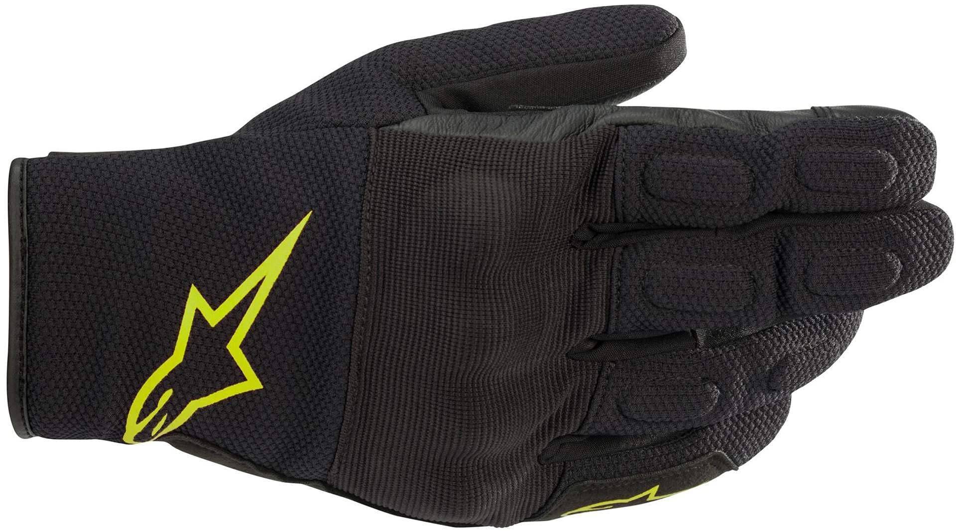 Alpinestars Motorradhandschuhe S Max Drystar Gloves Black Yellow Fluo, BLACK/YELLOW/FLUO, 3XL von Alpinestars