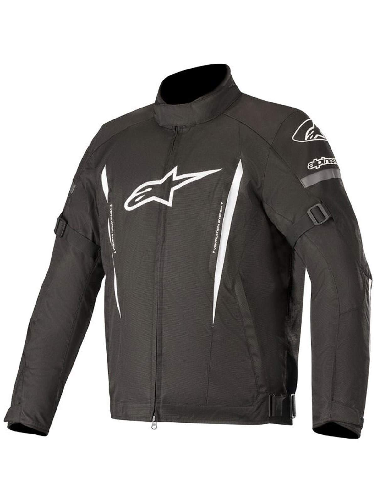 Alpinestars Motorradjacken Gunner V2 Wp Jacket, Schwarz/Weiss, 320681912- M von Alpinestars