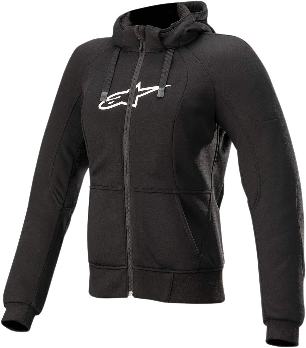 Alpinestars Motorradjacken Stella Chrome Sport Hoodie Black, BLACK, XL von Alpinestars