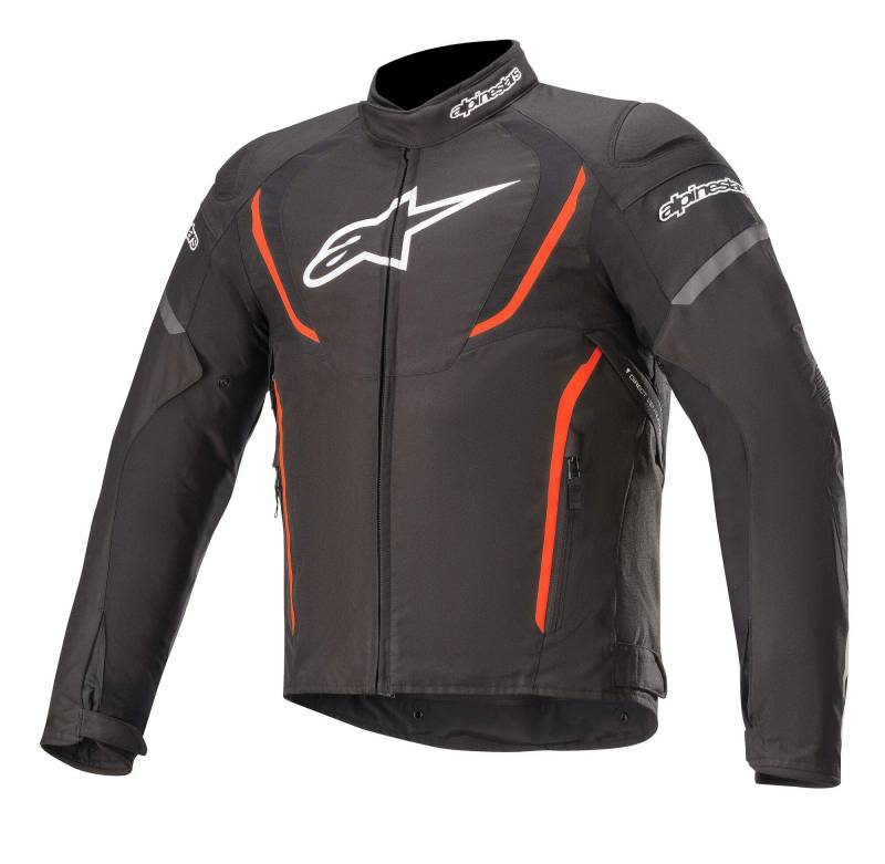 Alpinestars Motorradjacken T-jaws V3 Waterproof Jacket Black Red Fluo, BLACK/RED/FLUO, S von Alpinestars