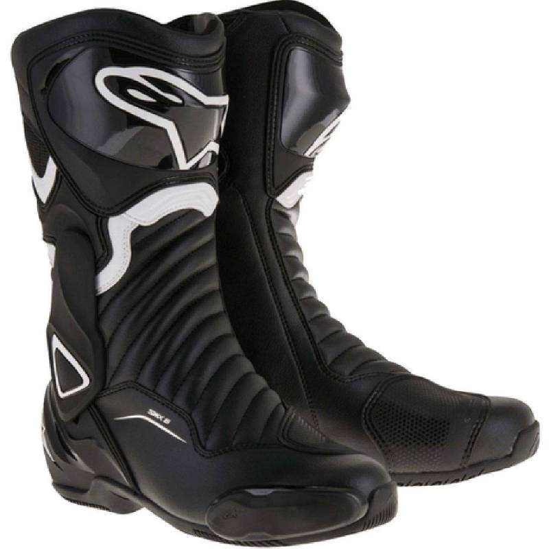 Alpinestars - Motorradstiefel - Alpinestars Smx-6 V2 Schwarz Weiss - 47 von Alpinestars