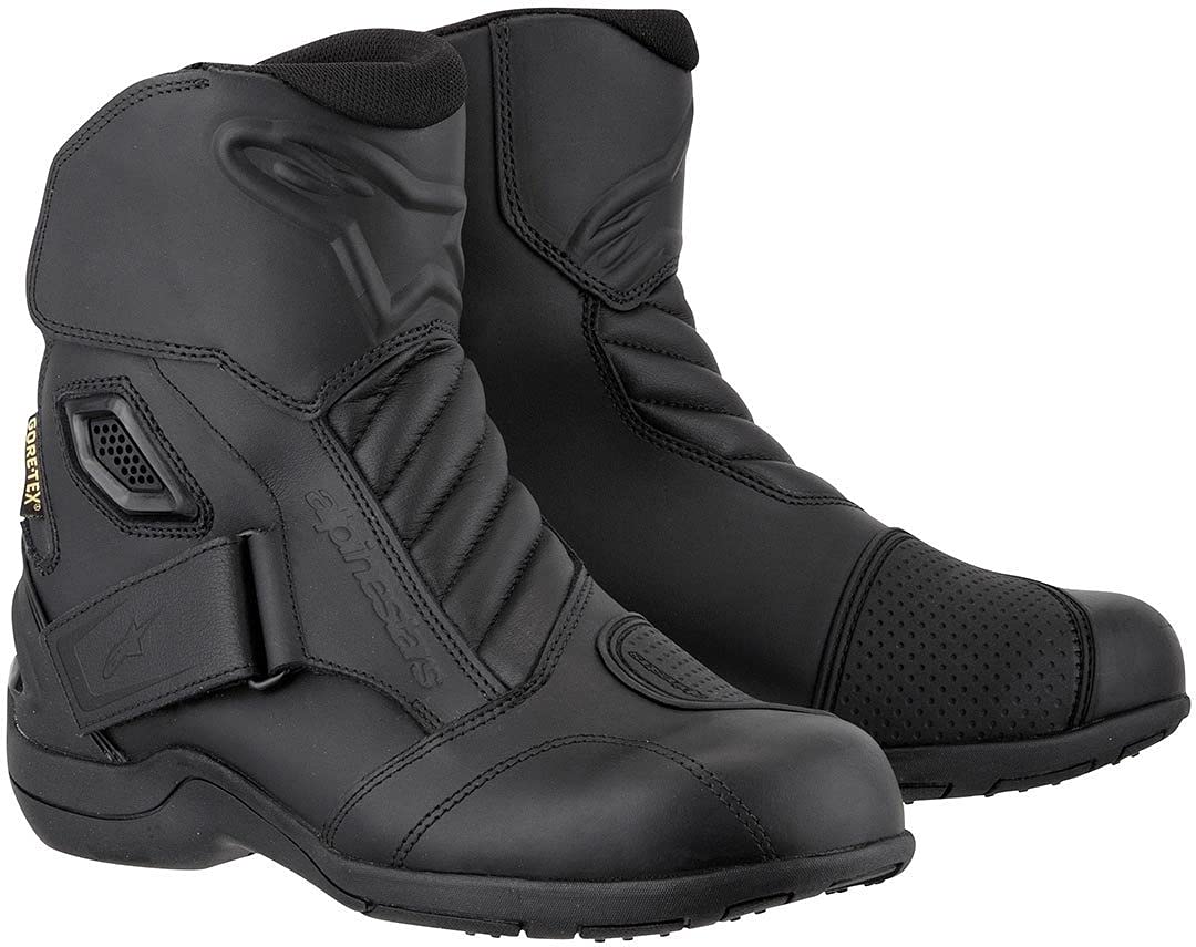 Alpinestars Motorradstiefel New Land Goretex, Schwarz, Größe 42 von Alpinestars