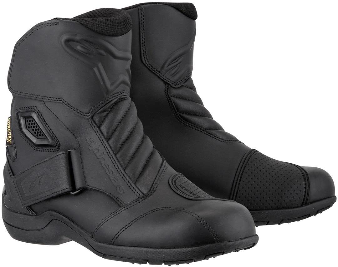 Alpinestars Motorradstiefel New Land Goretex, Schwarz, Größe 46 von Alpinestars