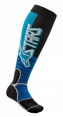 Alpinestars Mx Pro, Socken lang - Blau/Schwarz - S von Alpinestars