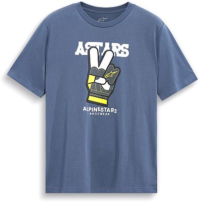 Alpinestars Peaceout CSF, T-Shirt - Blau/Weiß/Grau - L von Alpinestars