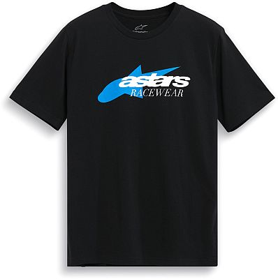 Alpinestars Profile CSF, T-Shirt - Schwarz/Weiß/Blau - XXL von Alpinestars