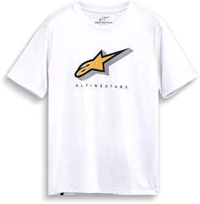 Alpinestars Quicker CSF, T-Shirt - Weiß/Orange - L von Alpinestars