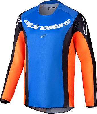 Alpinestars Racer Melt, Trikot Jugend - Blau/Orange/Schwarz - L von Alpinestars