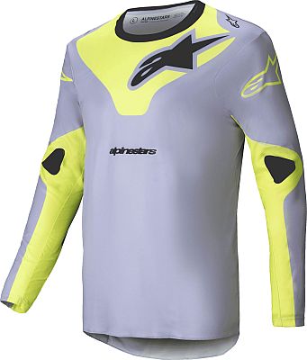 Alpinestars Racer Veil, Trikot - Grau/Neon-Gelb/Schwarz - S von Alpinestars