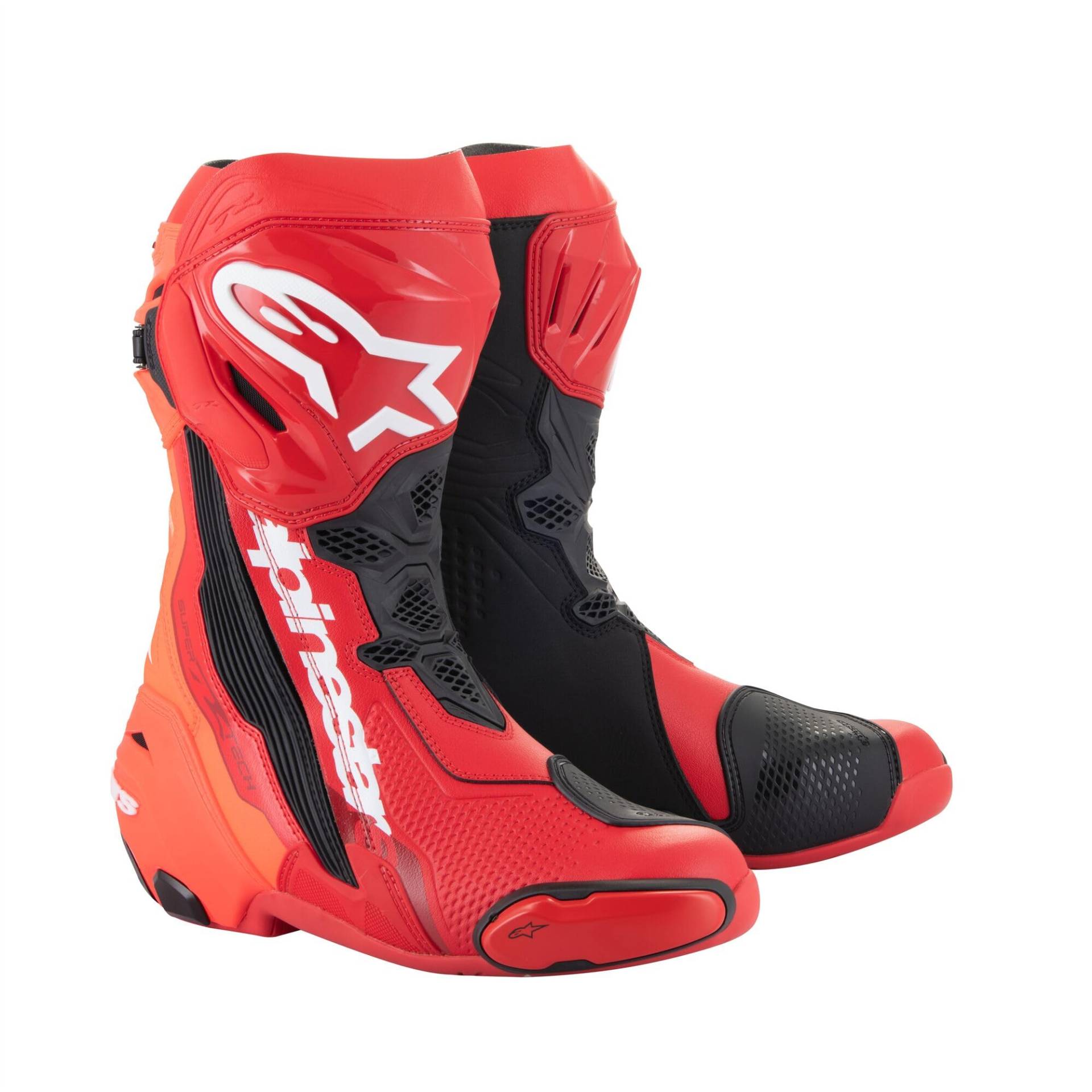 Alpinestars Racing Motorradstiefel Supertech R Boots mit Sicherheits-Innenstiefel, 44 EU von Alpinestars