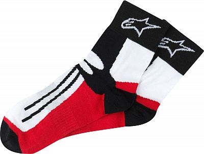 Alpinestars Racing Road, Socken - Schwarz/Rot - Kurz L/XXL von Alpinestars