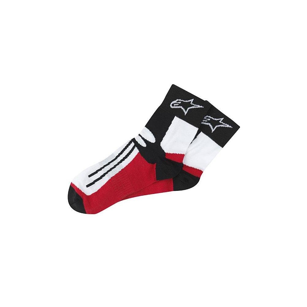 Alpinestars Racing Road Socken kurz (Black/Red,L/XXL) von Alpinestars