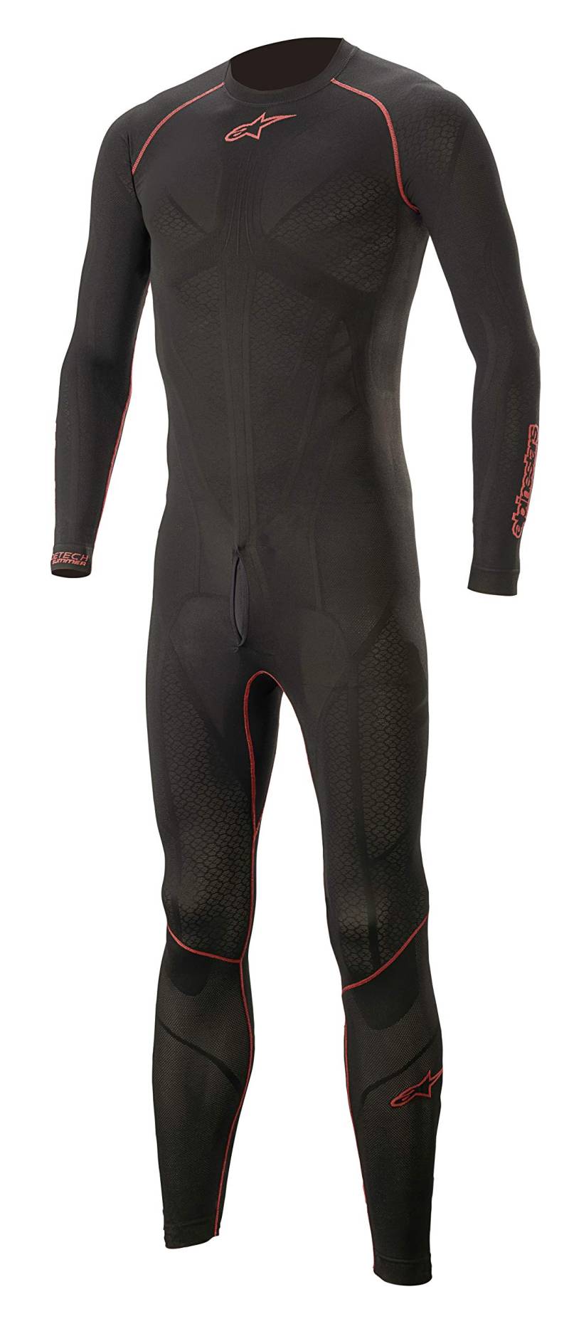 Alpinestars Herren Alpinestars Ride Tech Lite 1 stk. undertøj sort/rød x, BLACK RED, XS-S EU von Alpinestars