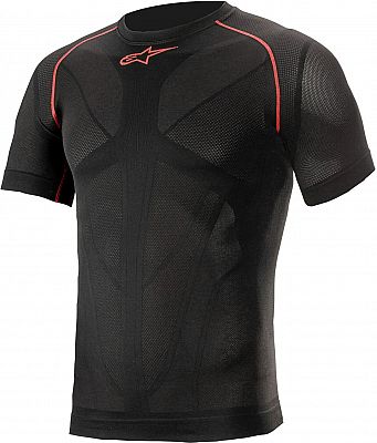 Alpinestars Ride Tech V2, Funktionsshirt kurzarm - Schwarz/Rot - M/L von Alpinestars