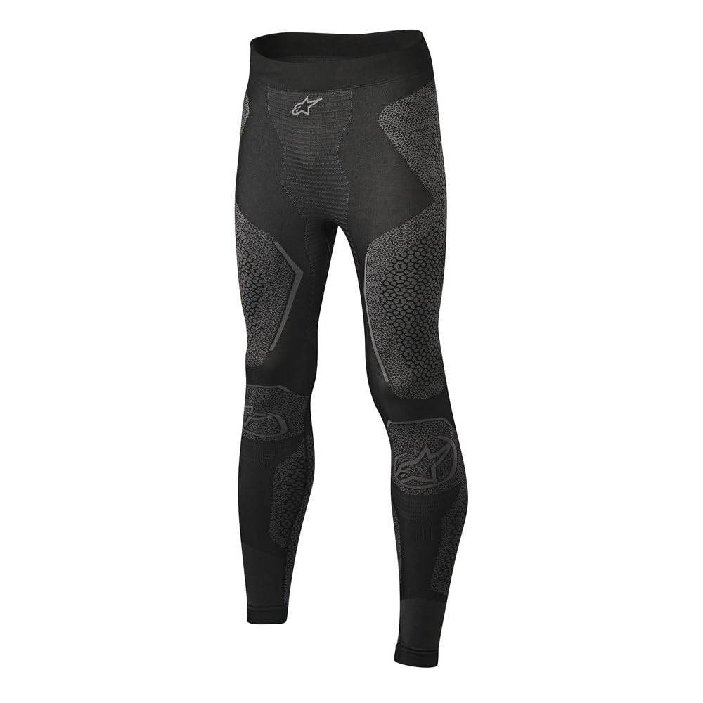 Alpinestars Ride Tech Bottom Winter, Pants, Atmungsaktiv Thermoaktiv Funktionswäsche, Thermo Unterwäsche Männer Winter, Schwarzgrau, Größe XL/XXL von Alpinestars