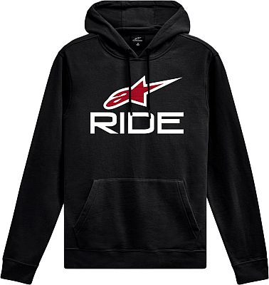 Alpinestars Ride V3, Kapuzenpullover - Schwarz/Weiß/Rot - S von Alpinestars