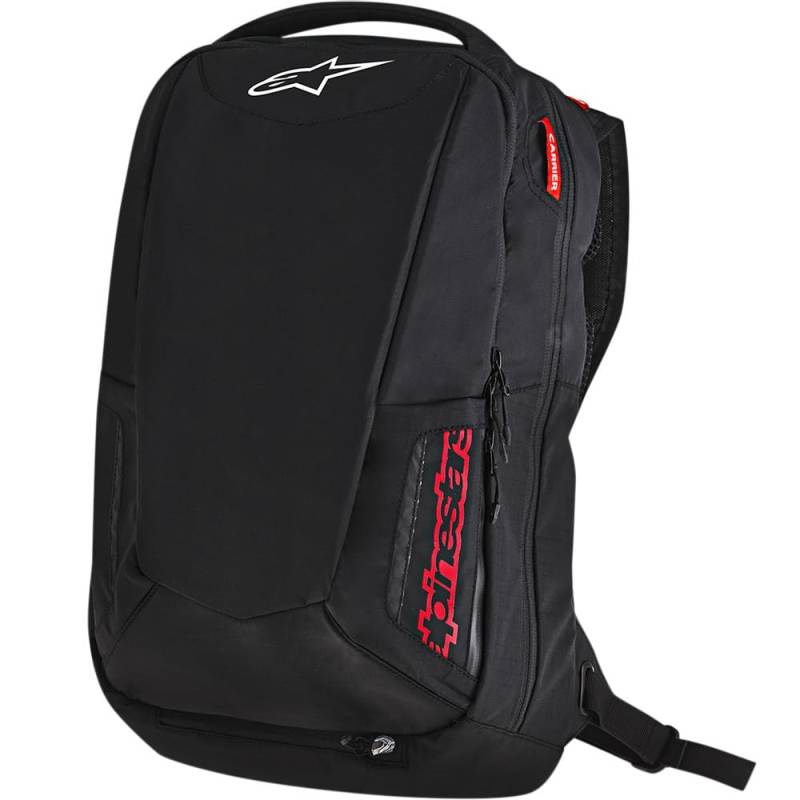 Alpinestars Road Herren City Hunter basic multipurpose backpacks, Black Red, Einheitsgröße EU von Alpinestars