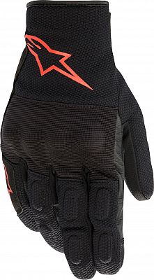 Alpinestars S-Max Drystar, Handschuhe - Schwarz/Neon-Rot - S von Alpinestars