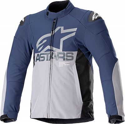 Alpinestars SMX, Textiljacke wasserdicht - Dunkelblau/Grau - XL von Alpinestars