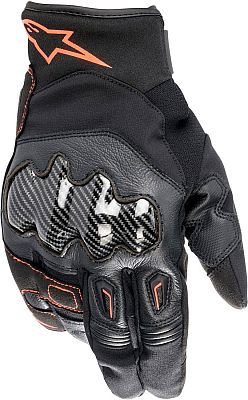 Alpinestars SMX-1, Handschuhe Drystar - Schwarz/Neon-Rot - 3XL von Alpinestars