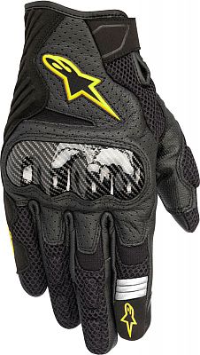 Alpinestars SMX-1 Air V2, Handschuhe - Schwarz/Neon-Gelb - 3XL von Alpinestars