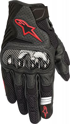 Alpinestars SMX-1 Air V2, Handschuhe - Schwarz/Neon-Rot - L von Alpinestars