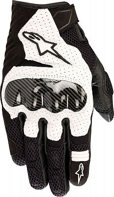 Alpinestars SMX-1 Air V2, Handschuhe - Schwarz/Weiß - M von Alpinestars