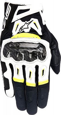 Alpinestars SMX 2 Air Carbon V2, Handschuhe - Schwarz/Weiß/Neon-Gelb - XL von Alpinestars