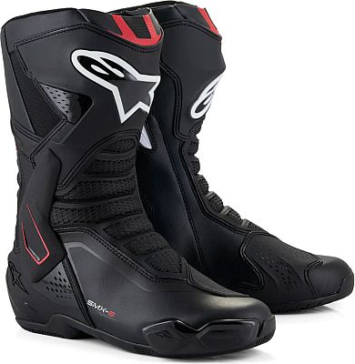 Alpinestars SMX-6 V3, Stiefel - Schwarz/Rot/Weiß - 42 EU von Alpinestars