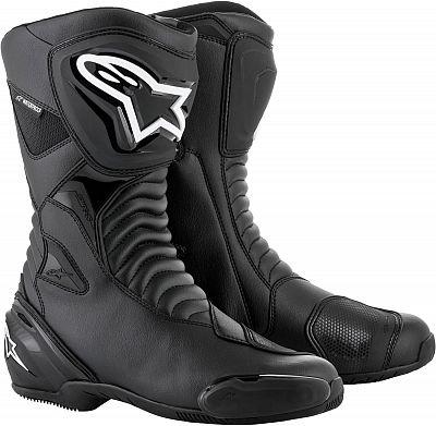 Alpinestars SMX S, Stiefel wasserdicht - Schwarz/Schwarz - 36 EU von Alpinestars